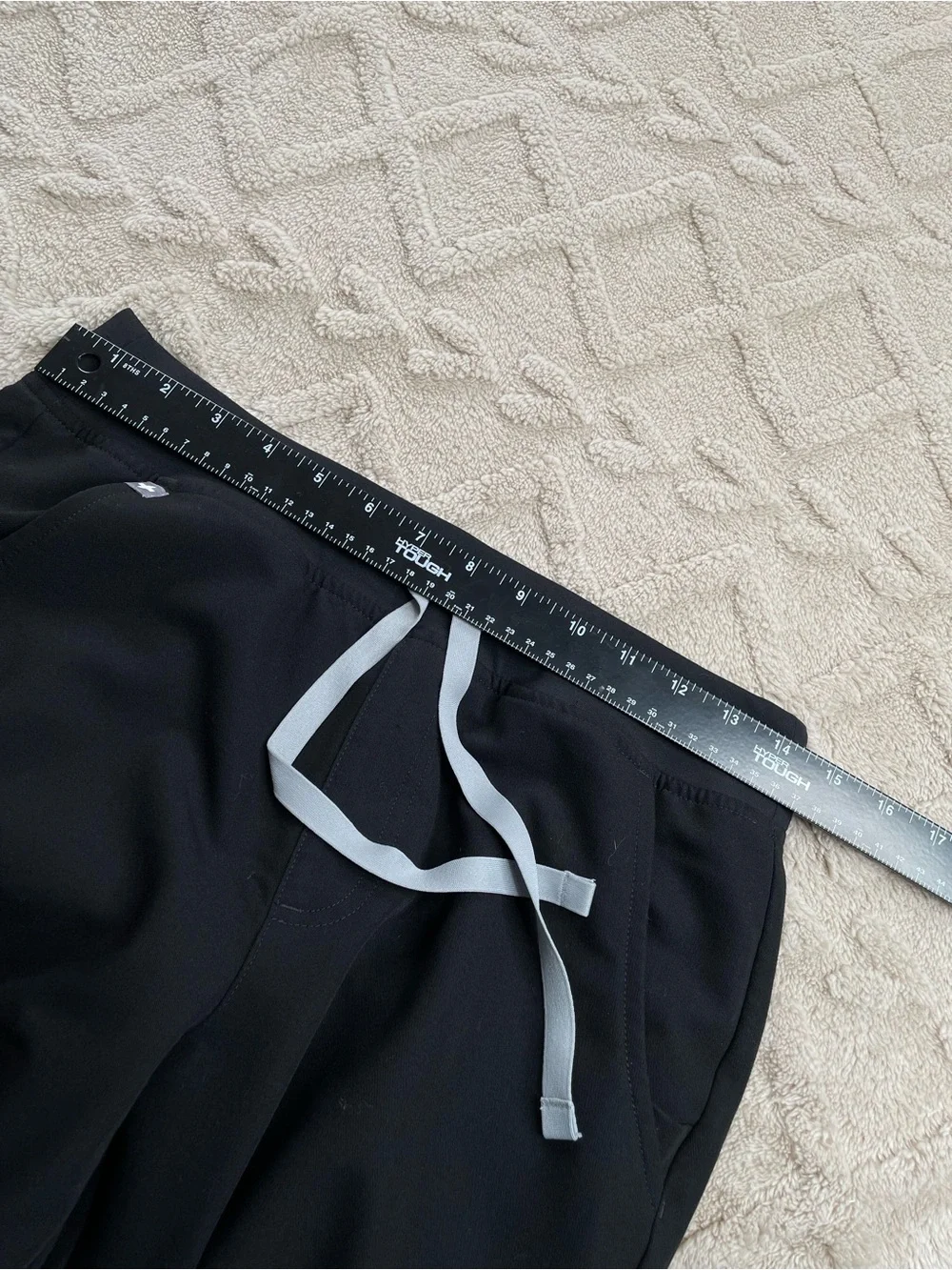 Figs‎ Black Joggers scrub Pants - S/T Medical Staff